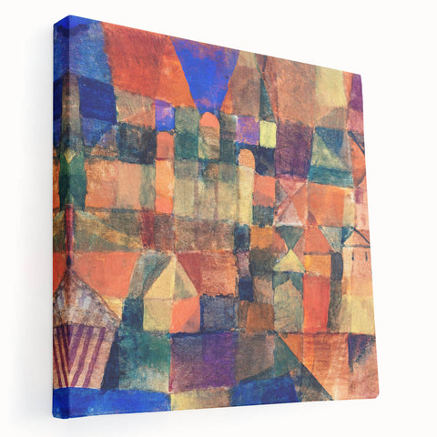 Paul Klee's City with the Three Domes - Abstract Modern Art Print