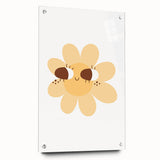 Kids Room Art Prints - Cheerful Yellow Daisy Playroom Decor