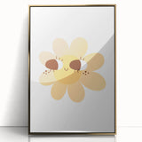 Kids Room Art Prints - Cheerful Yellow Daisy Playroom Decor