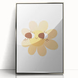 Kids Room Art Prints - Cheerful Yellow Daisy Playroom Decor