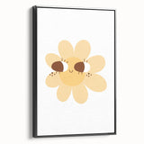 Kids Room Art Prints - Cheerful Yellow Daisy Playroom Decor