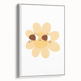 Kids Room Art Prints - Cheerful Yellow Daisy Playroom Decor