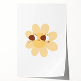 Kids Room Art Prints - Cheerful Yellow Daisy Playroom Decor