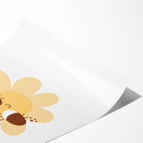 Kids Room Art Prints - Cheerful Yellow Daisy Playroom Decor