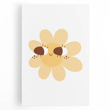 Kids Room Art Prints - Cheerful Yellow Daisy Playroom Decor