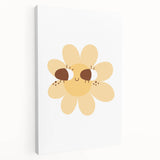 Kids Room Art Prints - Cheerful Yellow Daisy Playroom Decor