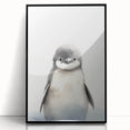 Framed Canvas Art for Children – Adorable Baby Penguin Print