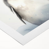 Framed Canvas Art for Children – Adorable Baby Penguin Print