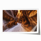 Vibrant rolled print showcasing a stunning landscape of canyons, featuring rich earthy tones and intricate details, perfect for enhancing home decor.
