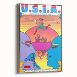 Modern Wall Art: Bold U.S.I.A. Psychedelic Poster by Peter Max