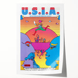 Modern Wall Art: Bold U.S.I.A. Psychedelic Poster by Peter Max