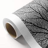 Art Deco floral design on rolled canvas in pastel shades, ideal for nursery wall art.