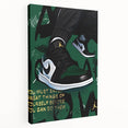 Air Jordan Pop Art Wall Art - Bold Green Sneaker Canvas Print