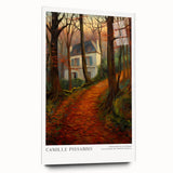 Large abstract wall art on acrylic glass depicting vibrant, swirling colors.