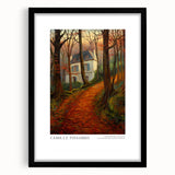 Extra large abstract art print featuring textured, colorful swirls on a black framed canvas, ideal for living room decor.