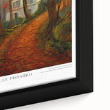 Extra large framed canvas of a textured, colorful abstract design with black accents, ideal for living room decor.