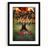 Retro Platoon Poster Art - Vintage 80s War Movie Prints