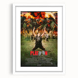 Retro Platoon Poster Art - Vintage 80s War Movie Prints