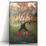 Retro Platoon Poster Art - Vintage 80s War Movie Prints