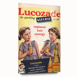 Vintage Lucozade Ad | Sparkling Glucose Drink Energy Boost Art