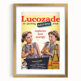 Vintage Lucozade Ad | Sparkling Glucose Drink Energy Boost Art
