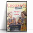 Vintage Lucozade Ad | Sparkling Glucose Drink Energy Boost Art