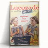 Vintage Lucozade Ad | Sparkling Glucose Drink Energy Boost Art