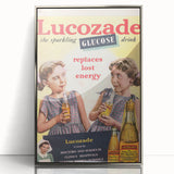 Vintage Lucozade Ad | Sparkling Glucose Drink Energy Boost Art