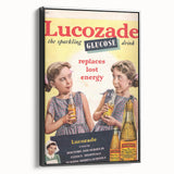 Vintage Lucozade Ad | Sparkling Glucose Drink Energy Boost Art