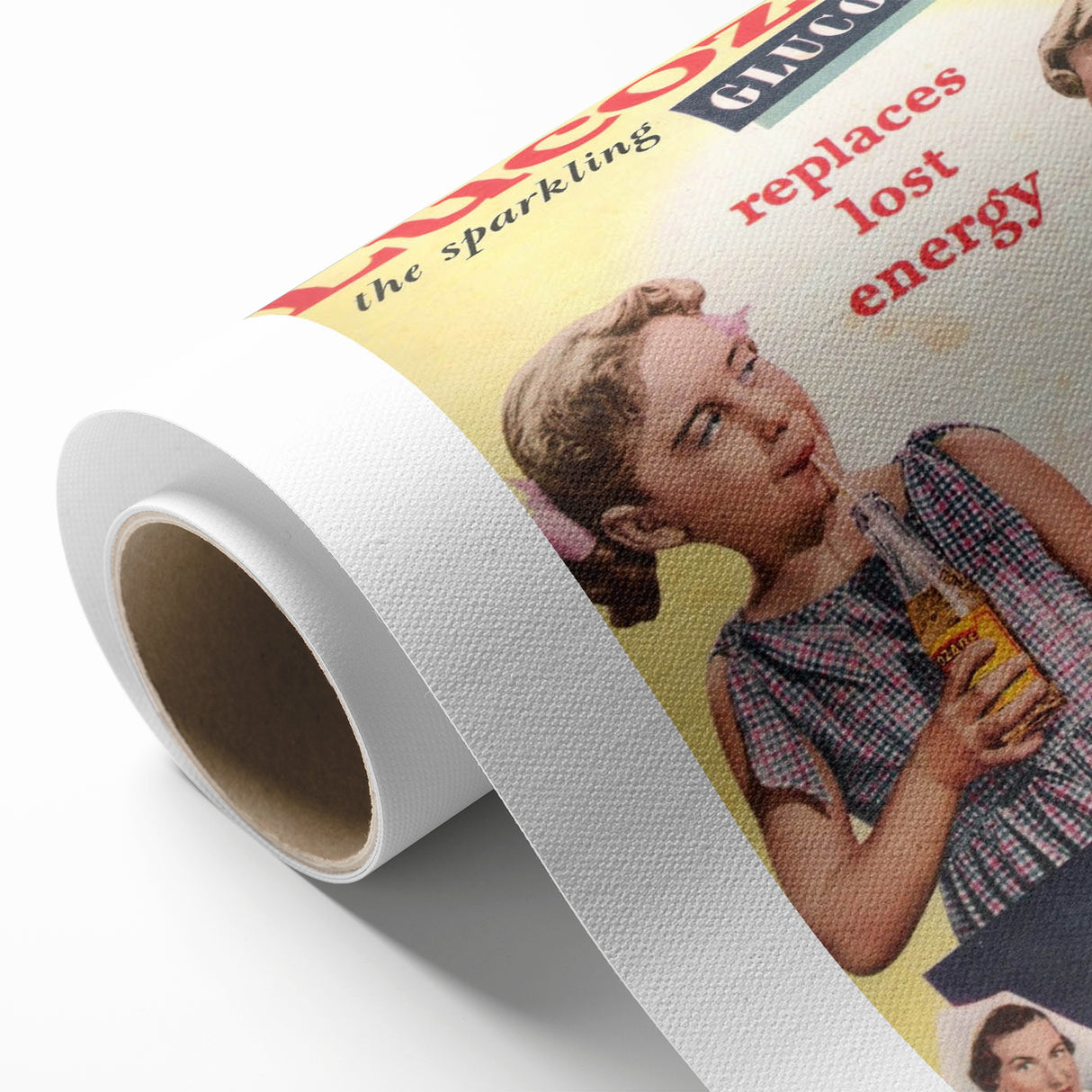Vintage Lucozade Ad | Sparkling Glucose Drink Energy Boost Art