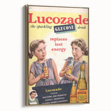 Vintage Lucozade Ad | Sparkling Glucose Drink Energy Boost Art