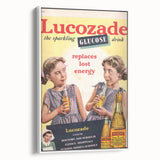 Vintage Lucozade Ad | Sparkling Glucose Drink Energy Boost Art