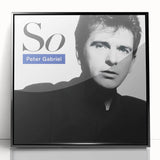 Peter Gabriel So Retro Wall Art – Vintage Canvas Print
