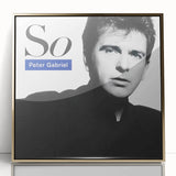 Peter Gabriel So Retro Wall Art – Vintage Canvas Print