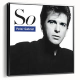 Peter Gabriel So Retro Wall Art – Vintage Canvas Print