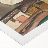 Rustic Realism Village Scene | Village Landscape by Zolo Palugyay Print