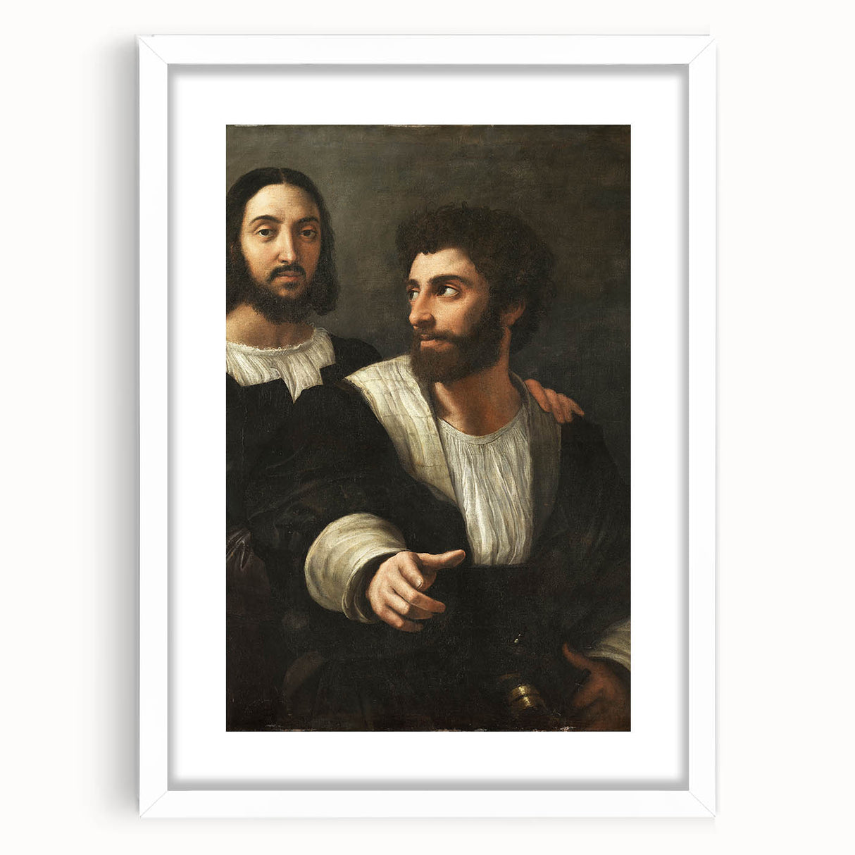 Classic Renaissance Masterpiece: Raphael's Portrait of Two Men