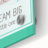 Educational Nursery Wall Decor - Dream Big Little One Print