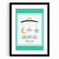 Educational Nursery Wall Decor - Dream Big Little One Print
