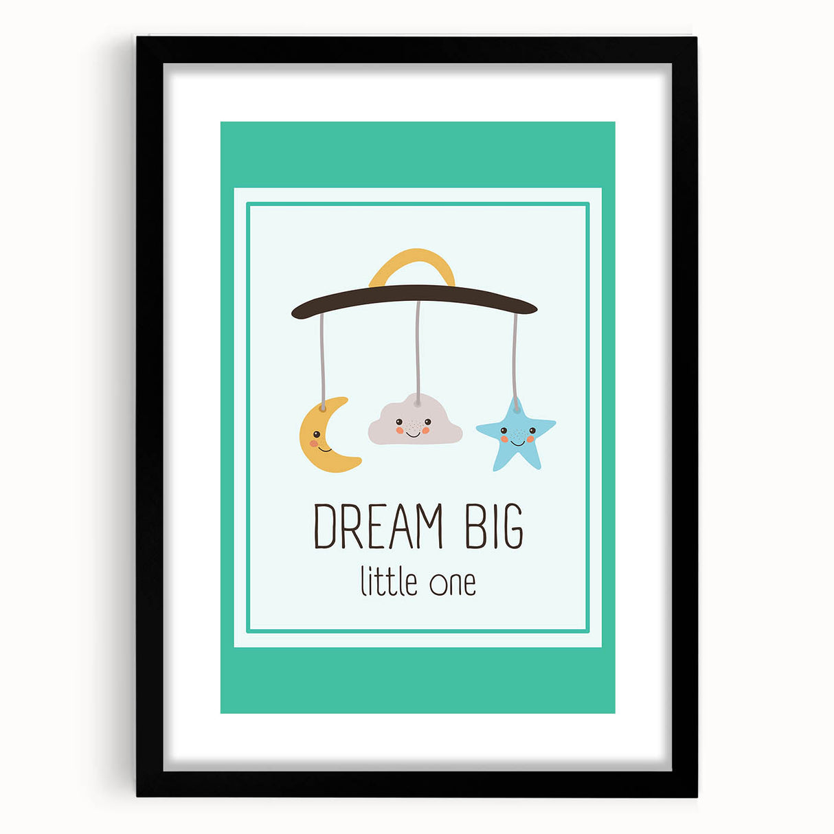 Educational Nursery Wall Decor - Dream Big Little One Print