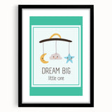Educational Nursery Wall Decor - Dream Big Little One Print