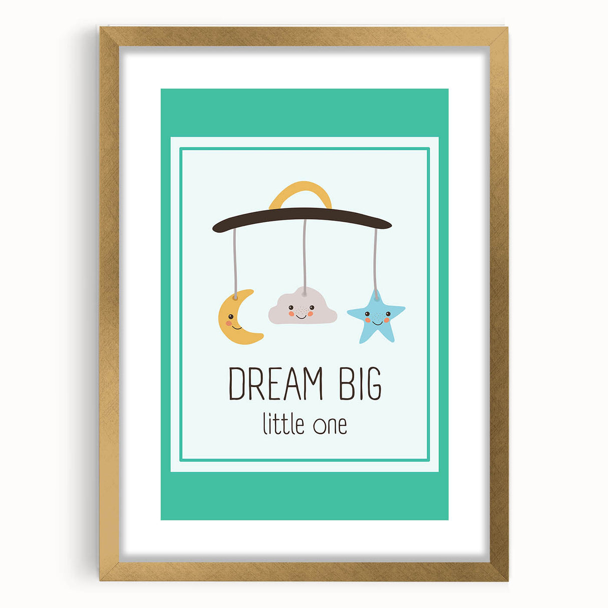 Educational Nursery Wall Decor - Dream Big Little One Print