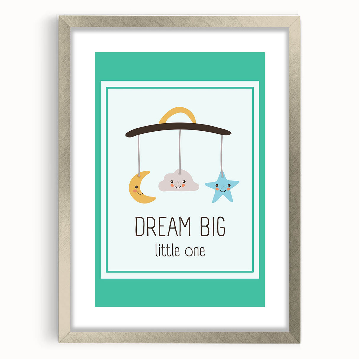 Educational Nursery Wall Decor - Dream Big Little One Print