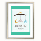 Educational Nursery Wall Decor - Dream Big Little One Print