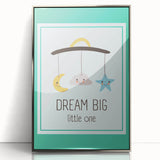 Educational Nursery Wall Decor - Dream Big Little One Print