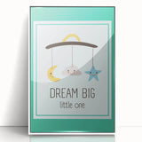 Educational Nursery Wall Decor - Dream Big Little One Print