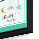 Educational Nursery Wall Decor - Dream Big Little One Print