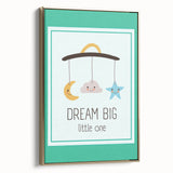 Educational Nursery Wall Decor - Dream Big Little One Print