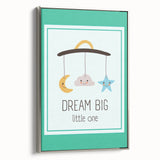 Educational Nursery Wall Decor - Dream Big Little One Print