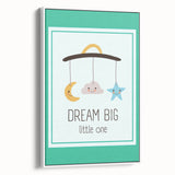 Educational Nursery Wall Decor - Dream Big Little One Print